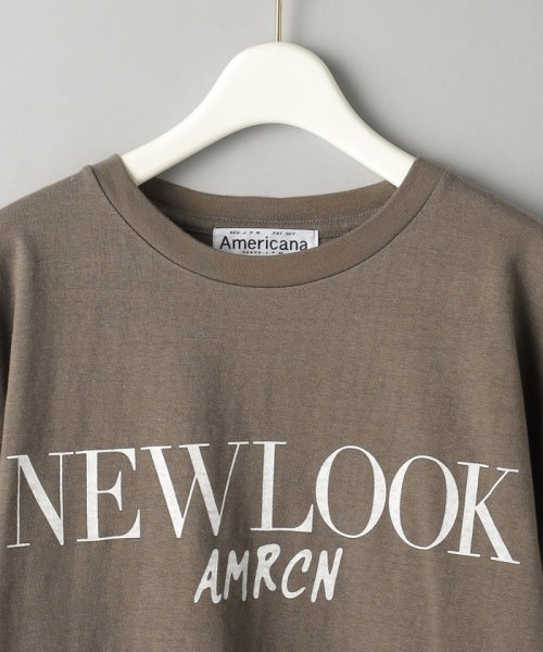 ＜Americana(アメリカーナ)＞ロゴロングスリーブ Tシャツ