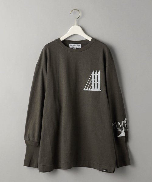 ＜Americana(アメリカーナ)＞ロゴロングスリーブ Tシャツ