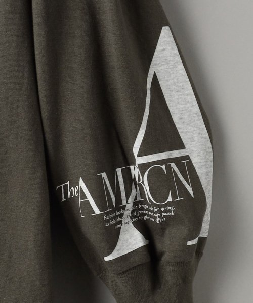 ＜Americana(アメリカーナ)＞ロゴロングスリーブ Tシャツ