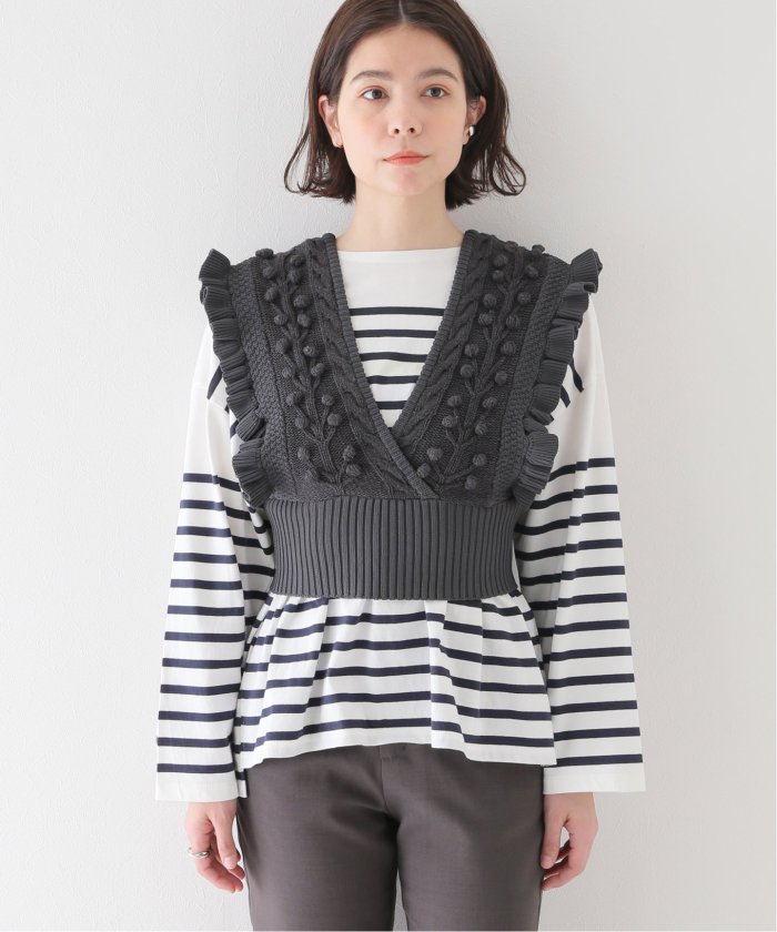 別注【LEINWANDE/ラインヴァンド】Popcorn Tops：ベスト