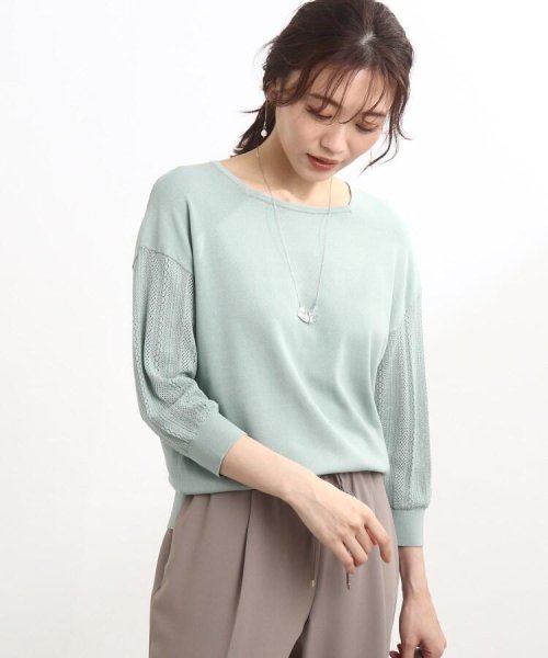 【WEB限定カラーあり/洗える】スクエアネックニット