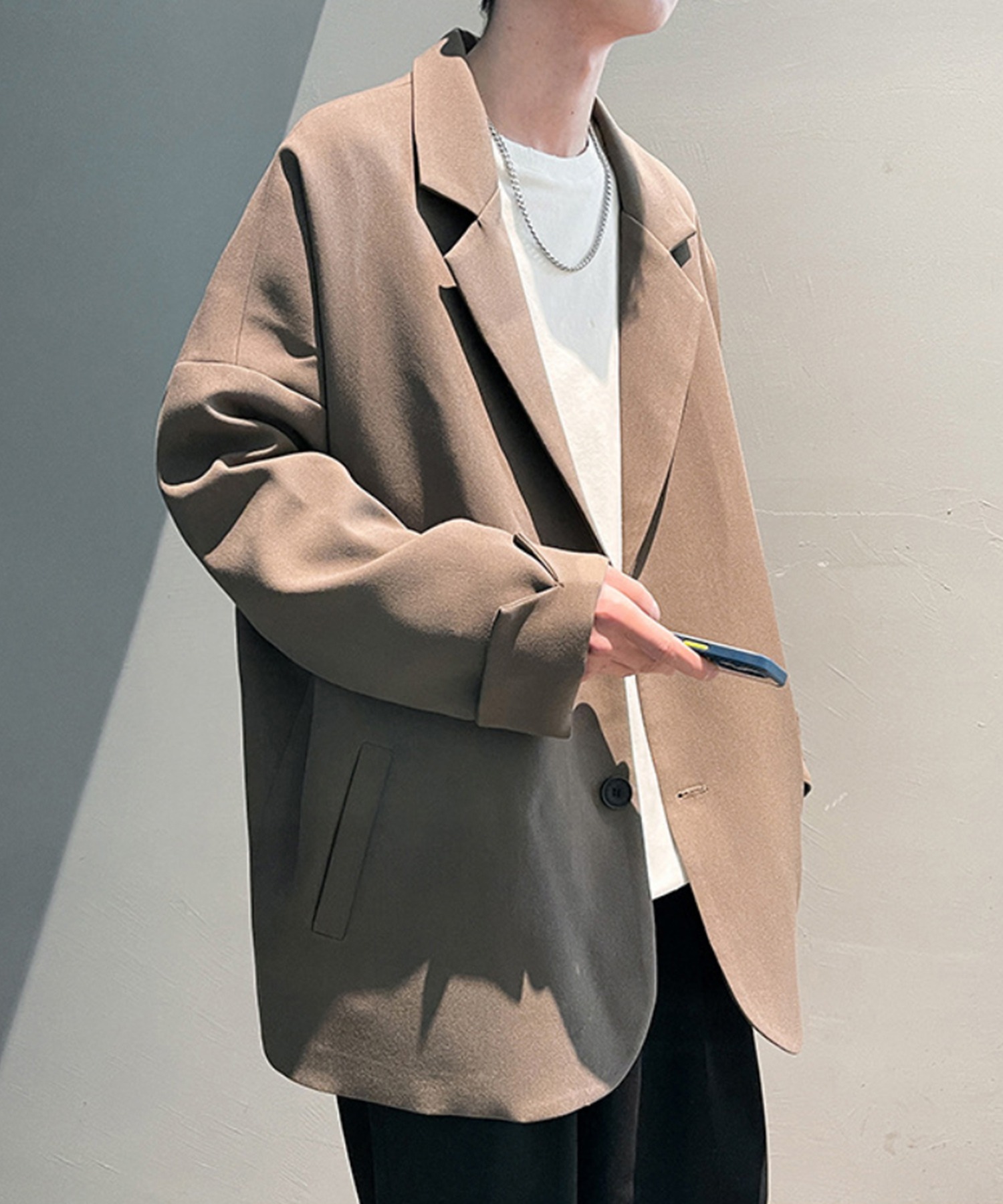 クーポン】【セール10%OFF】【aimoha Men's】 薄手テーラード
