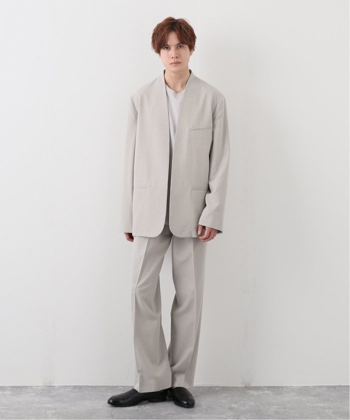 seya. 節約 / セヤ】TAILORED COLLARLESS JK