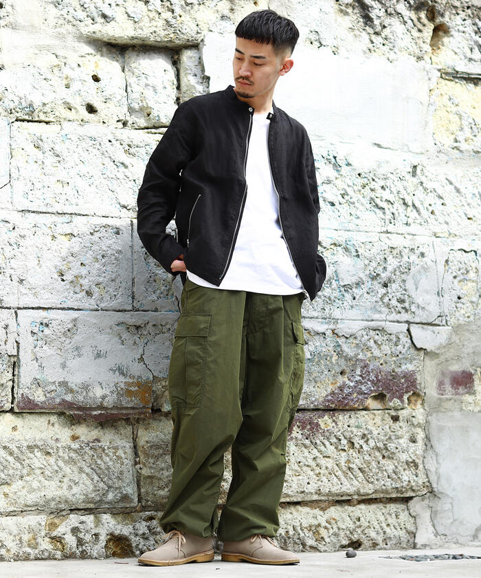 BEAMS / リネン シングル ライダース ジャケット BEAMS / リネン シングル ライダース ジャケット