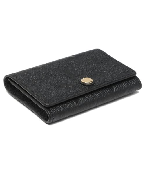 ルイヴィトン カードケース アンヴェロップカルト ドゥ ヴィジット モノグラムアンプラント ブラック レディース LOUIS VUITTON M58456