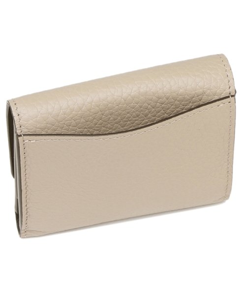 ルイヴィトン 三つ折り財布 ポルトフォイユカプシーヌ XS トリヨン ミニ財布 LVロゴ ベージュ ブラウン レディース LOUIS VUITTON M6874