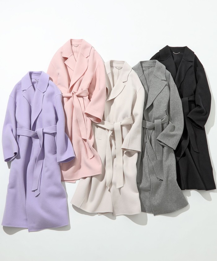 otonaMUSE掲載】MANTECOリバー ロング コート / 23区 otonaMUSE掲載】MANTECOリバー ロング コート / 23区