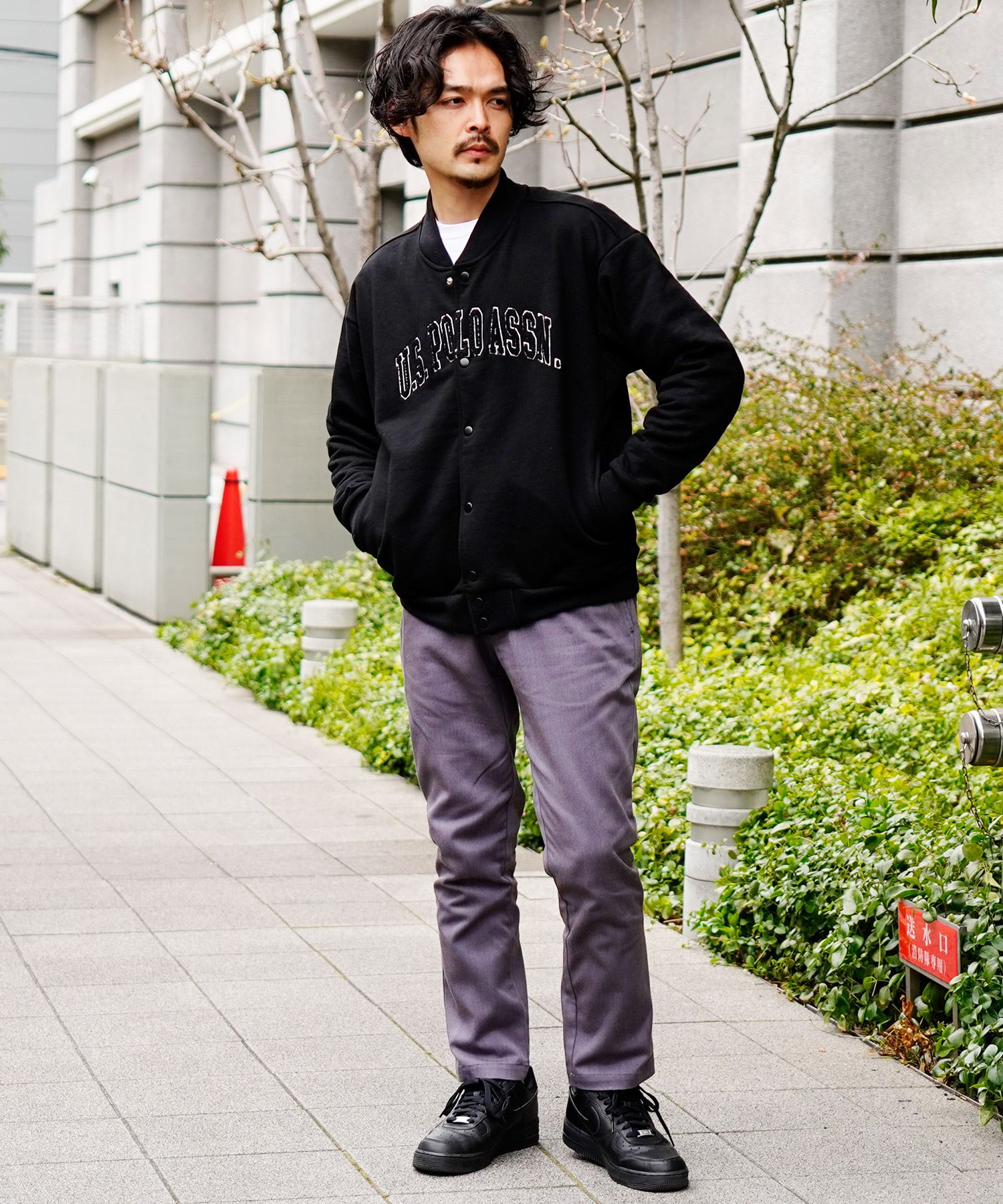 US.POLO ASSN.別注カットスタジャン / スタジャン メンズ ジャケット