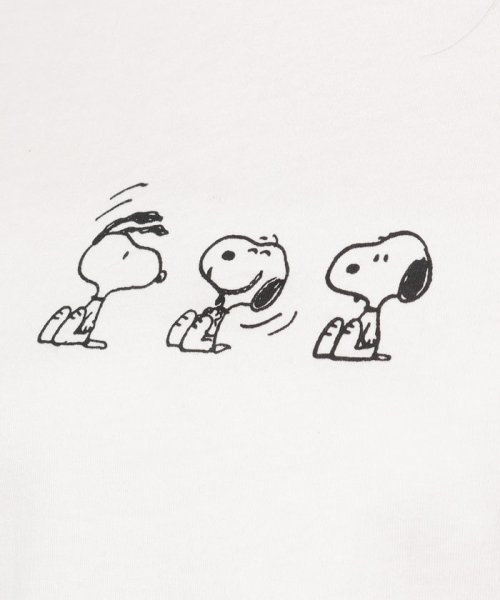 セール Natural Couture スヌーピーコラボバイオウォッシュフレンチスリーブt ナイスクラップ アウトレット Nice Claup Outlet D Fashion