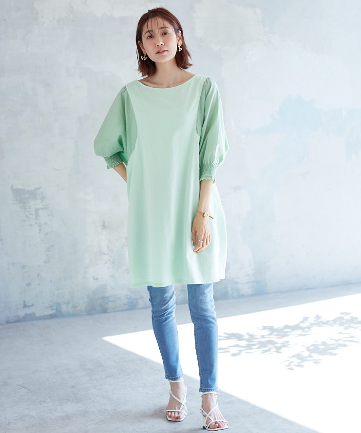Bou Jeloud（ブージュルード）の「ニットドッキングシャツ
