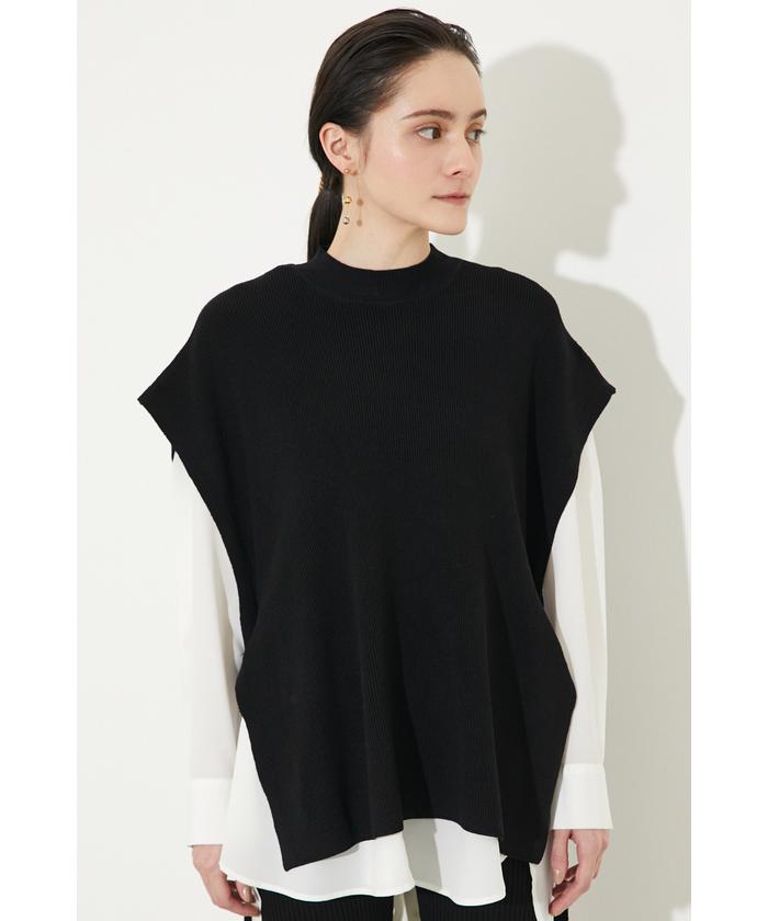 セール 50%OFF】サイドバックルKnitポンチョ(504610769 セール 50%OFF】サイドバックルKnitポンチョ(504610769