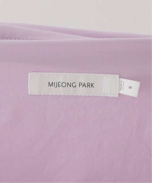【MIJEONG PARK/ミジョン・パーク】OVERSIZED SHIRT：シャツ