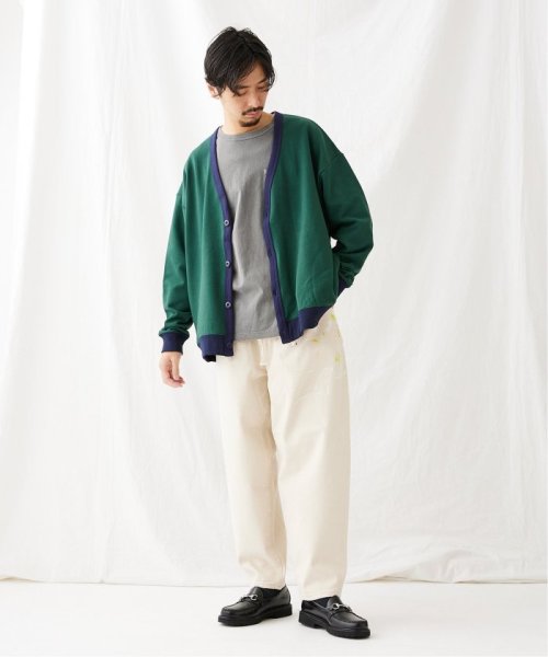 【DISCUS×JOURNAL STANDARD / ディスカス】別注 2トーン スウェット カーディガン
