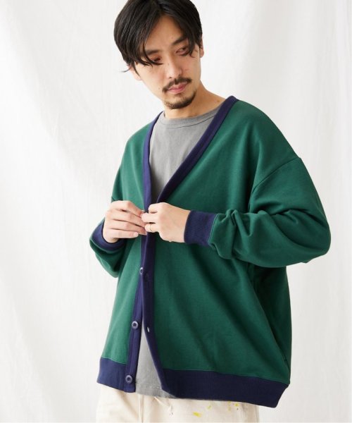 【DISCUS×JOURNAL STANDARD / ディスカス】別注 2トーン スウェット カーディガン