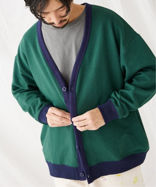 【DISCUS×JOURNAL STANDARD / ディスカス】別注 2トーン スウェット カーディガン