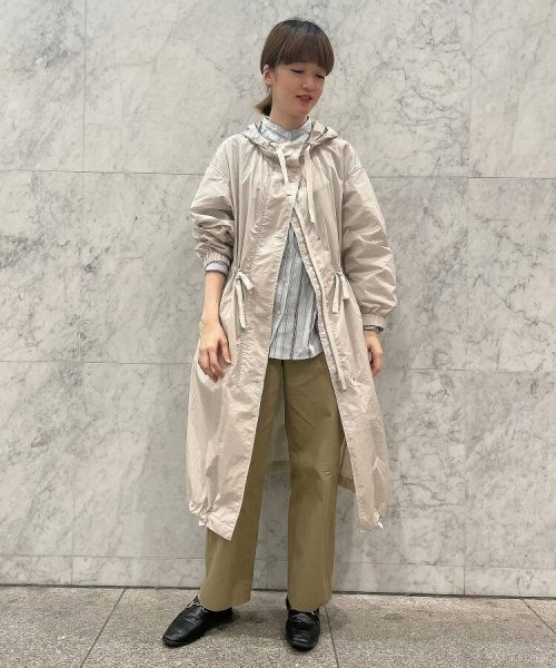 【STORY4月号掲載】【洗える】ライトモッズコート