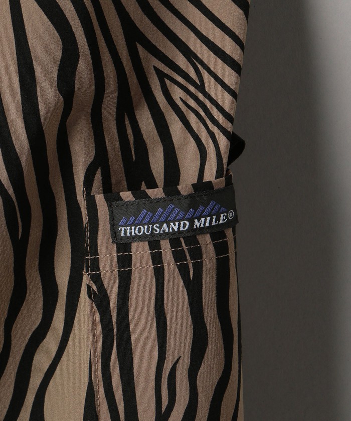 THOUSAND MILE＞ゼブラプリント フロントジップ ジャンパー