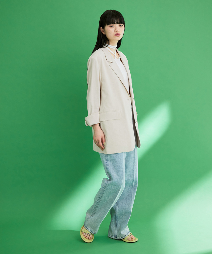 リネンジャケット新品46 SCAPA｜リネンコットンストレッチジャケット | Rakuten Fashion