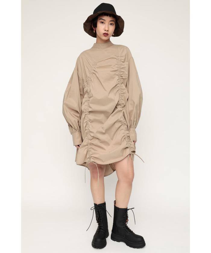 セール】SHIRRING MOCK NECK ドレス(504482160) | スライ(SLY) - d fashion