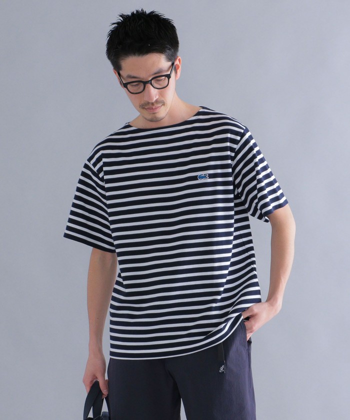 国内配送★LACOSTE★別注 カノコ ボーダー Tシャツ B:MING by BEAMS（ビーミング by ビームス）【別注】LACOSTE