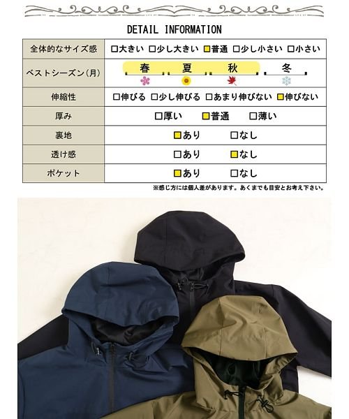 大きいサイズ レディース ビッグサイズ 撥水 防風裏メッシュパーカー ゴールドジャパン Gold Japan D Fashion