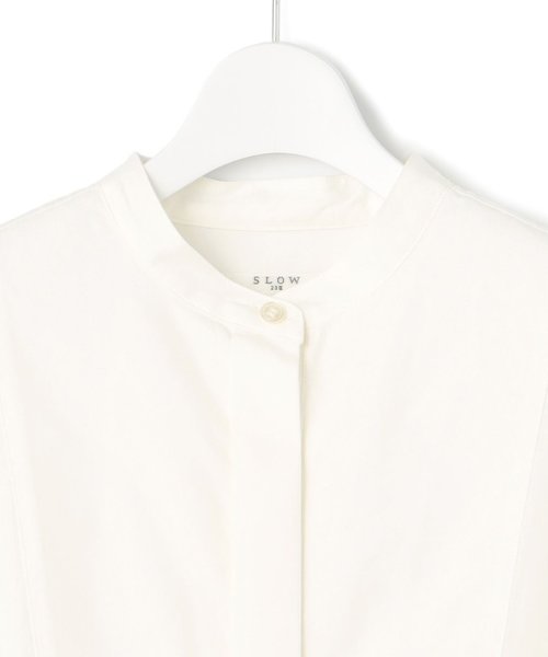 【SLOW】Soft Wash Shirting チュニック シャツ