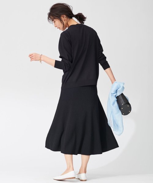 レーヨンポリエステルストレッチ カーディガン