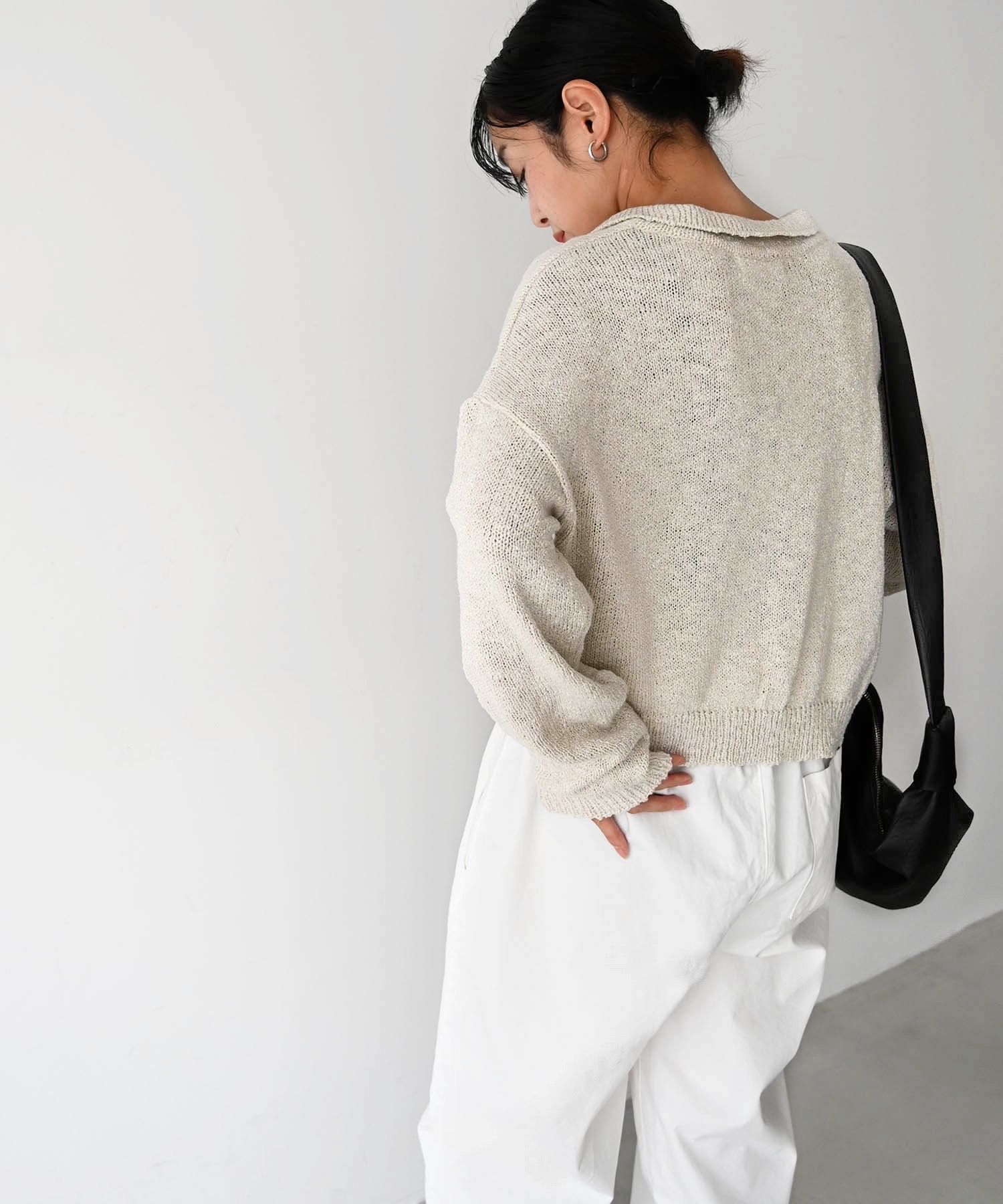 Canal Jean☆ El mar カノコ編みポロニットSETUP