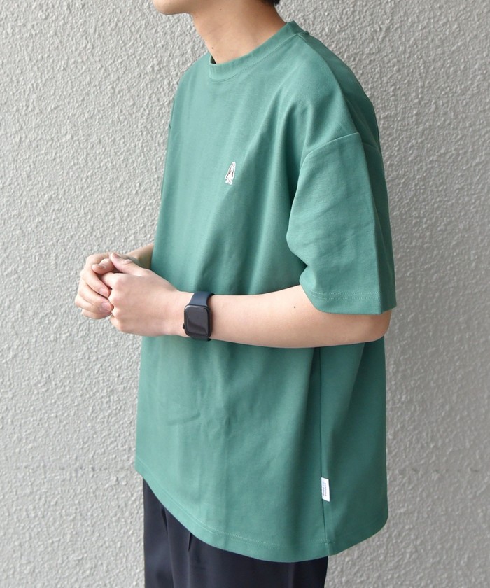 セール】【SHIPS any別注】Hush Puppies: ワンポイントロゴ 半袖