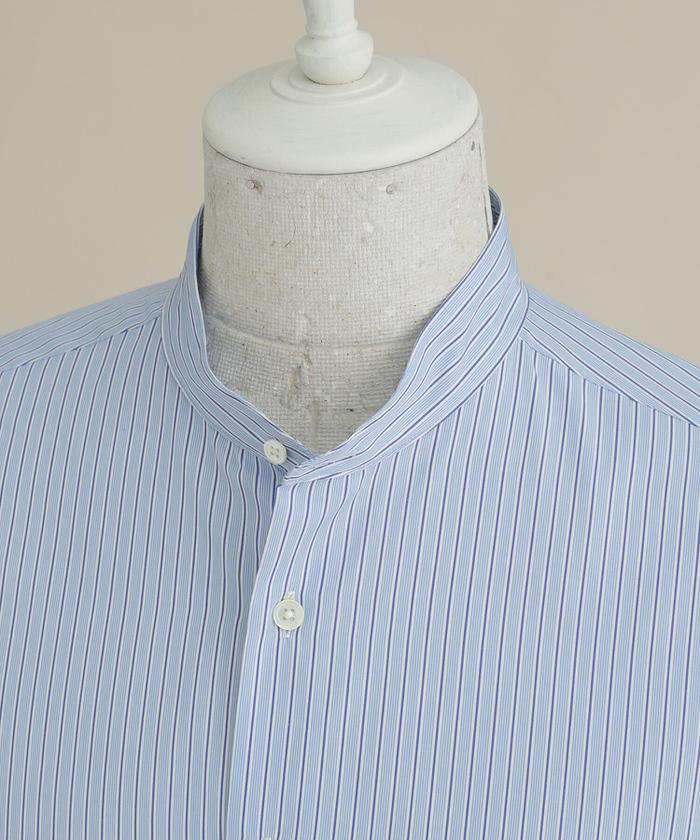 intch. THOMAS MASON バンドカラー シャツ R ブルー intch. THOMAS MASON バンドカラー シャツ R ブルー（THOMAS