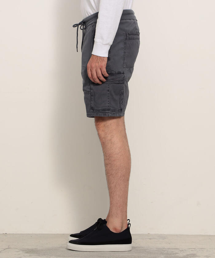 JAMES PERSE｜コットンポプリンストレッチイージーカーゴパンツ