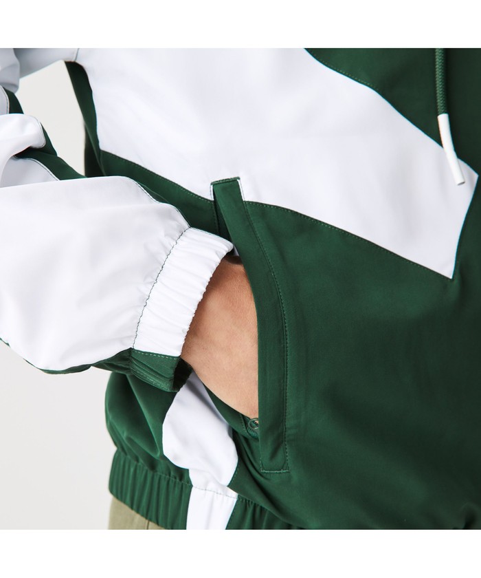 セール】ラコステ LACOSTE ヘリテージグラフィックジップ