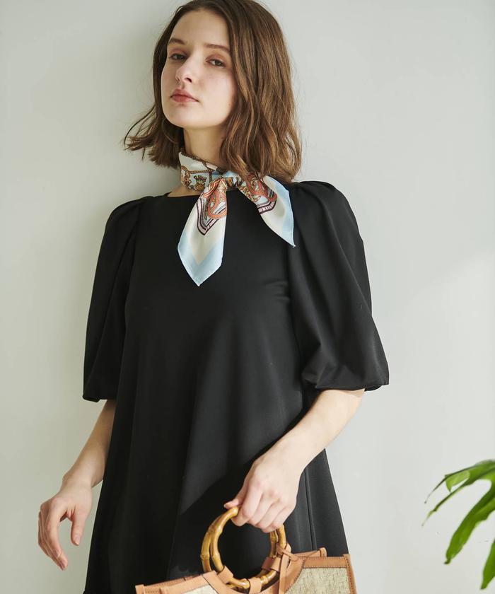 セール】異素材切替ワンピース(504621333) | AND COUTURE(AND