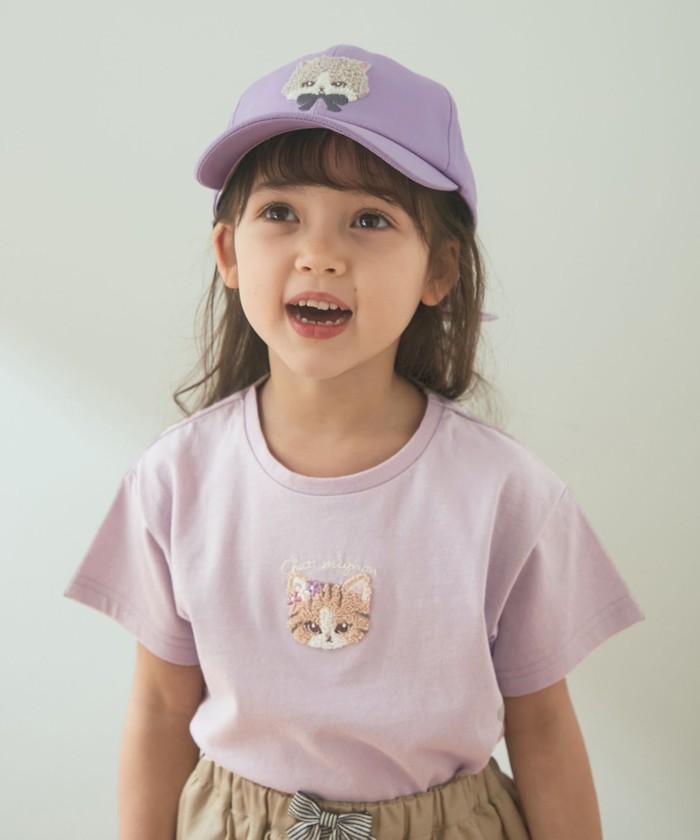 お歳暮 セール】オーガビッツアニマルサガラ刺繍Tシャツ(504621831 トップス