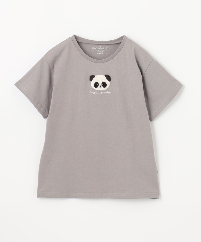 セール】オーガビッツアニマルサガラ刺繍Tシャツ(504621833 セール】オーガビッツアニマルサガラ刺繍Tシャツ(504621833