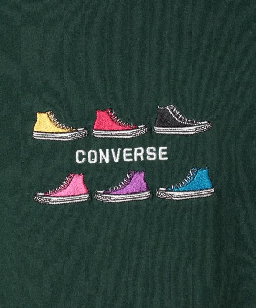 セール40 Off Converse コンバース オールスター シックスシューズ 刺繍 半袖tシャツ アメカジ ベーシック ワンポイント ミニロゴ 22ss Converse Converse D Fashion