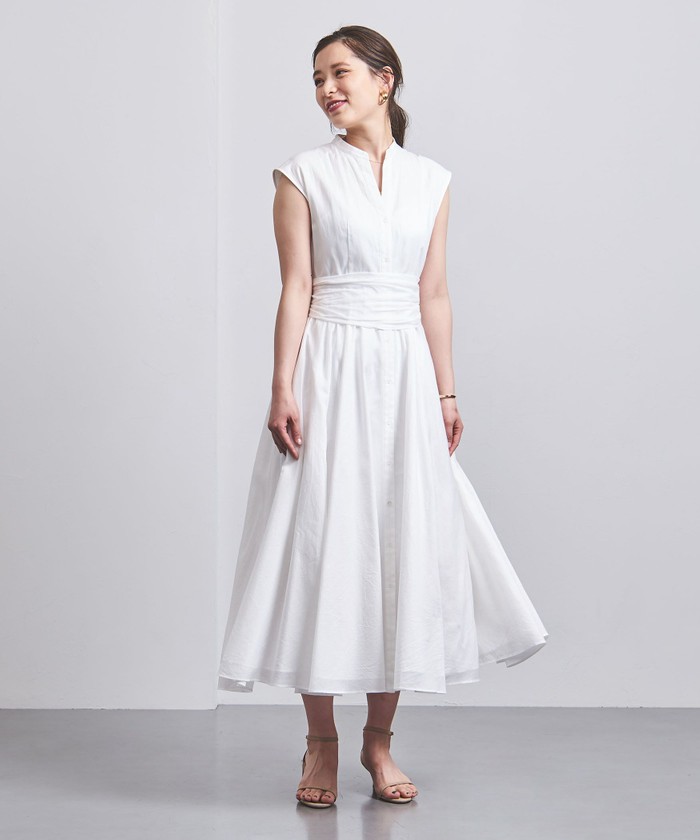 セール 40%OFF】＜UNITED ARROWS＞C Vネック シャツワンピース B