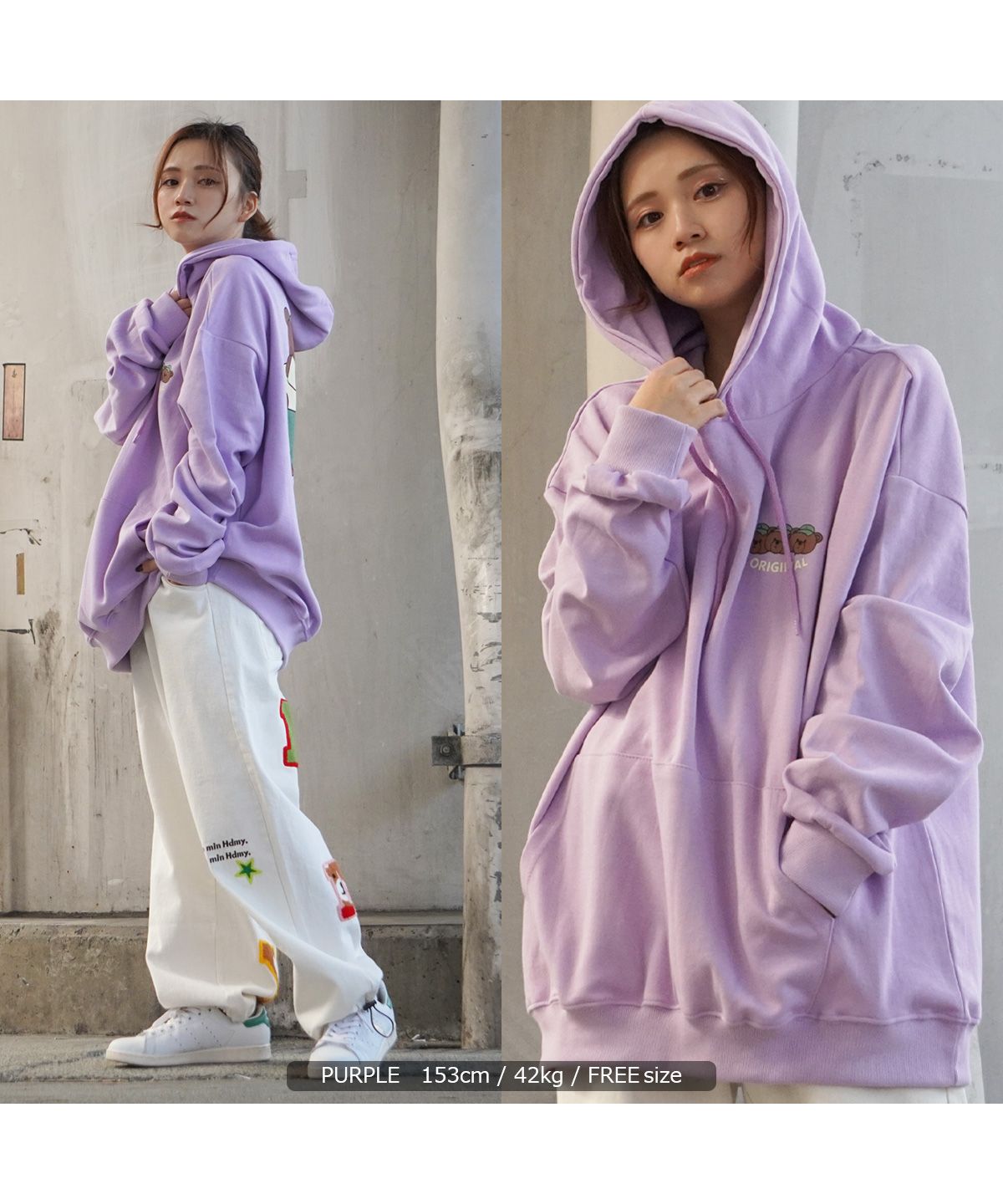 ワンフォークロージング 1111clothing オーバーサイズ パーカー ワンフォークロージング 1111clothing オーバーサイズ パーカー