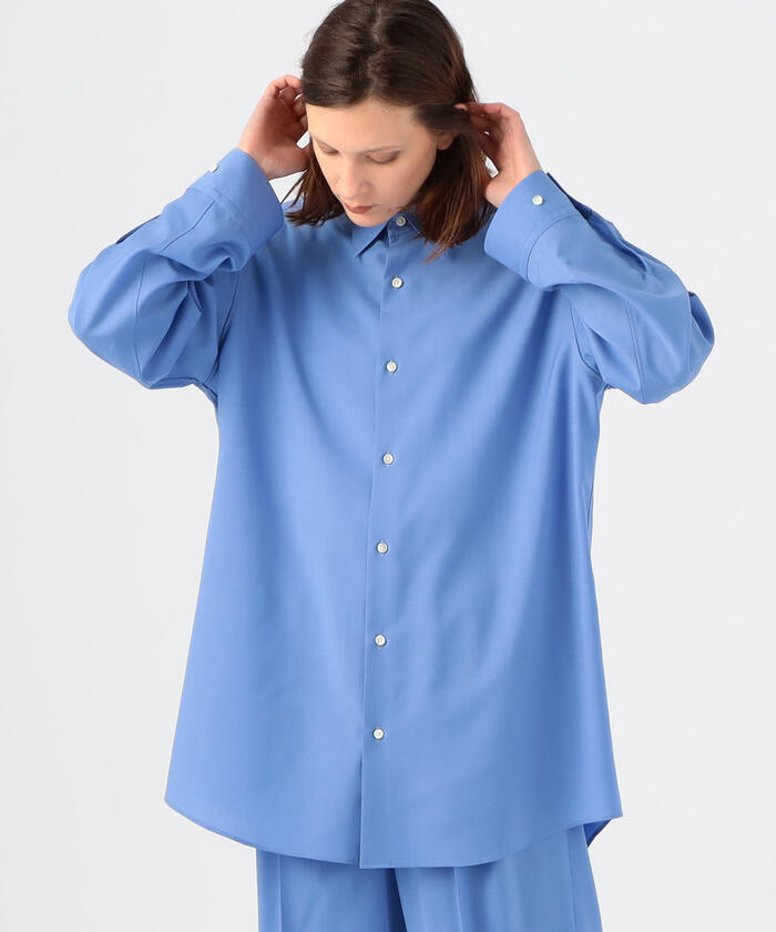 セール 40%OFF】SUPER120'S MERINO SHIRT ウール シャツ セール 40%OFF】SUPER120'S MERINO SHIRT ウール シャツ