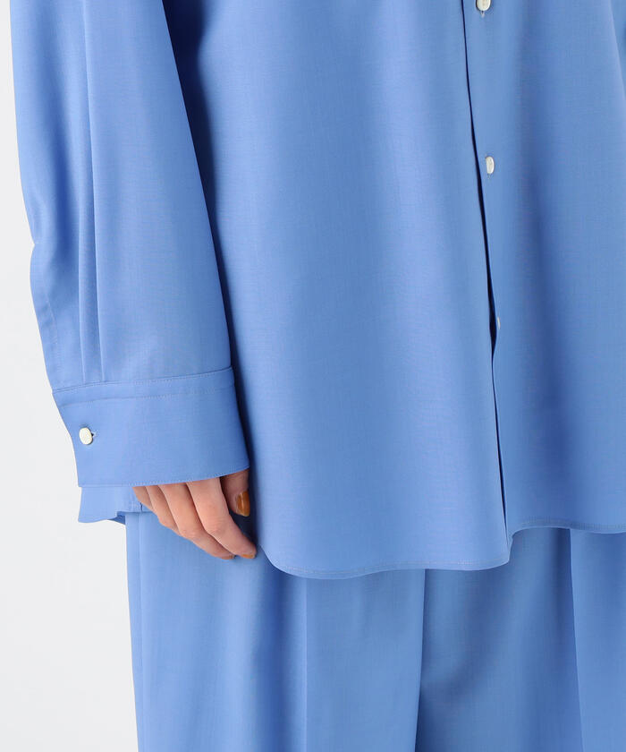 セール 40%OFF】SUPER120'S MERINO SHIRT ウール シャツ セール 40%OFF】SUPER120'S MERINO SHIRT ウール シャツ