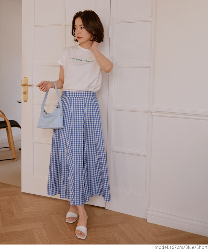 COMME des GARCONS コムデギャルソン ギンガムチェック フレア