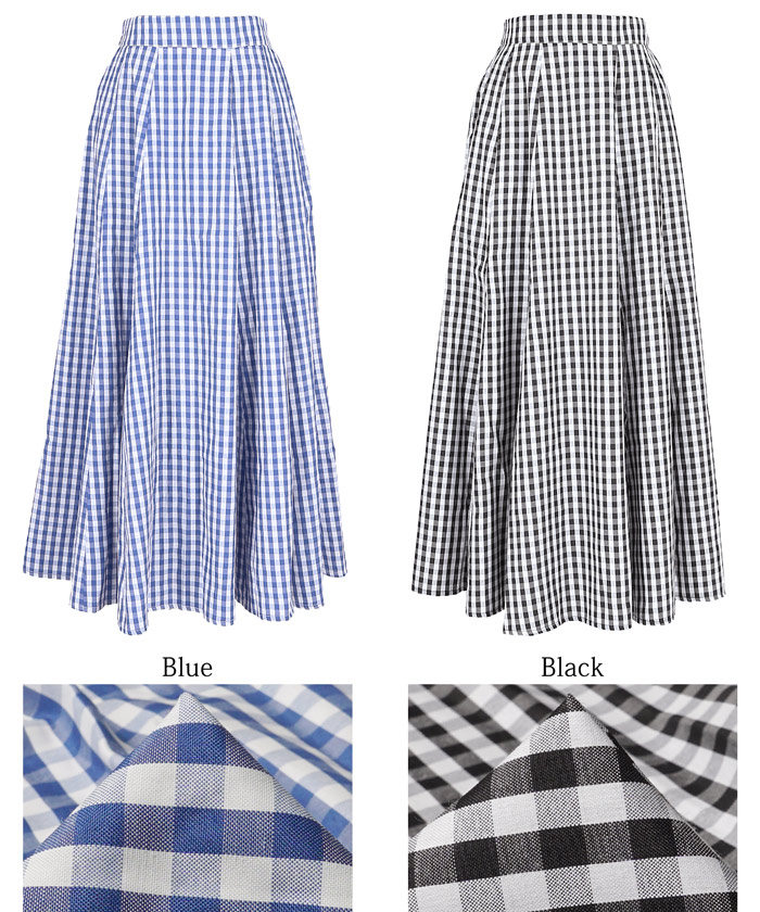 COMME des GARCONS コムデギャルソン ギンガムチェック フレア