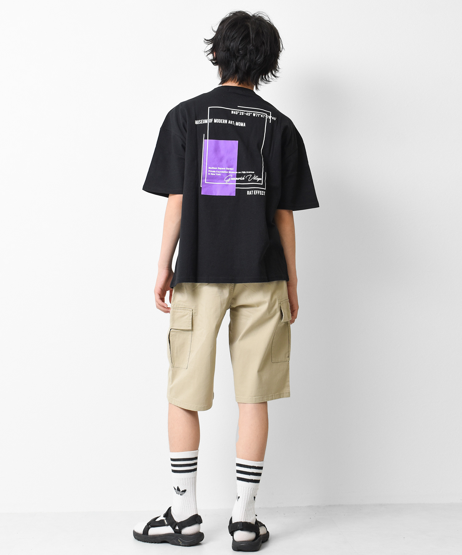 ★STONE ★FISSATO エフェクト 半袖Tシャツ Stone Island Fissato-effect organic-cotton T-shirt | Blue