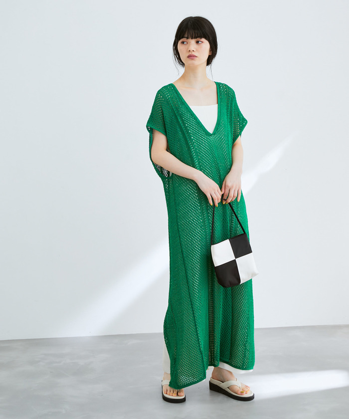 セール】【一部直営店舗・WEB限定】クロシェマキシワンピース セール】【一部直営店舗・WEB限定】クロシェマキシワンピース