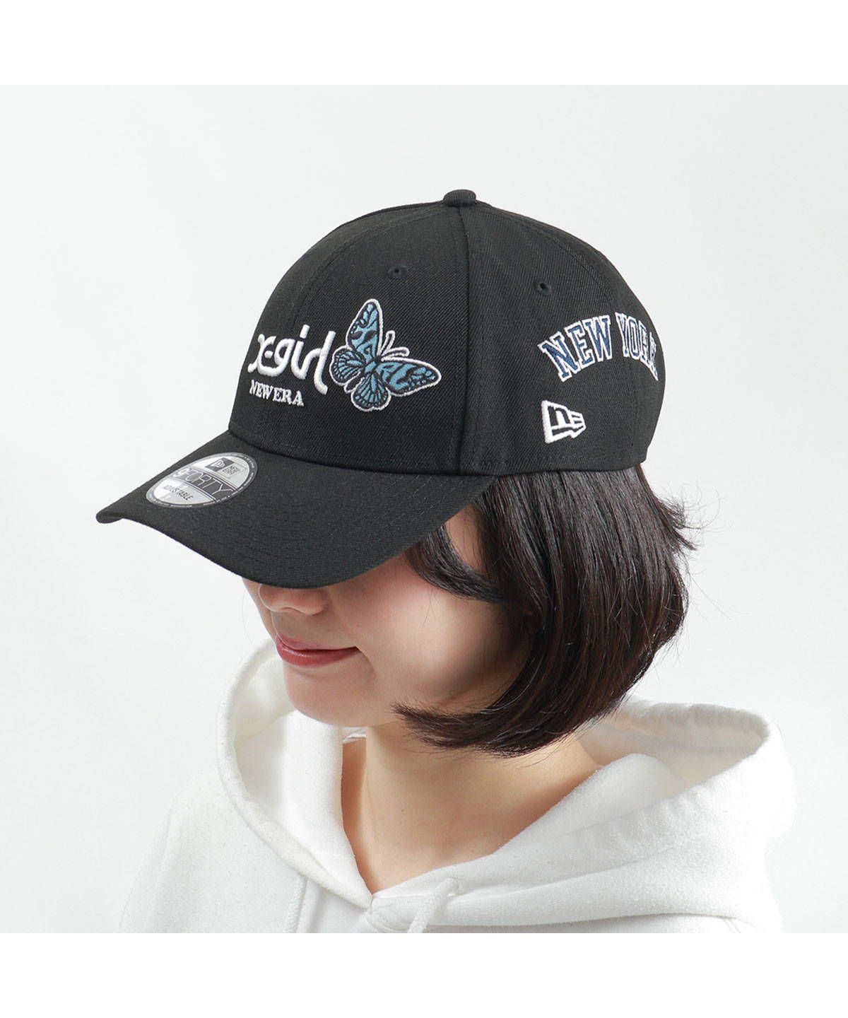 正規取扱店】ニューエラ NEW ERA 9FORTY X－girl マルチロゴ オール 