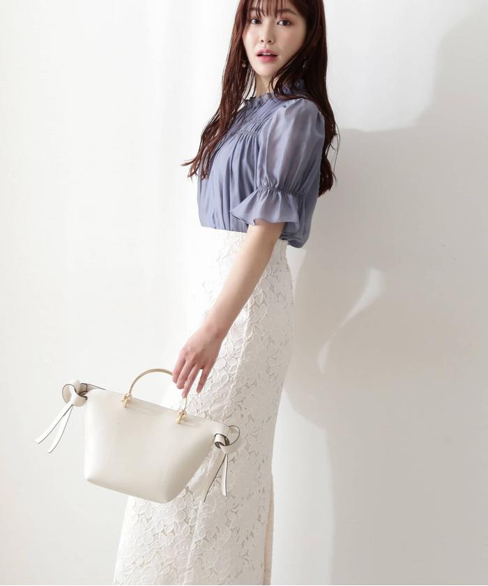 セール】|美人百花5月号掲載商品|ビッグフラワーレースロング セール】|美人百花5月号掲載商品|ビッグフラワーレースロング