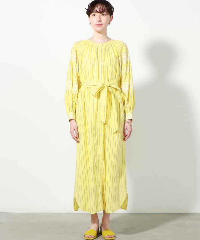 IENA - ヌキテパ トップス Crimp Cotton Embroidery York Dress | Pasand by ne Quittez