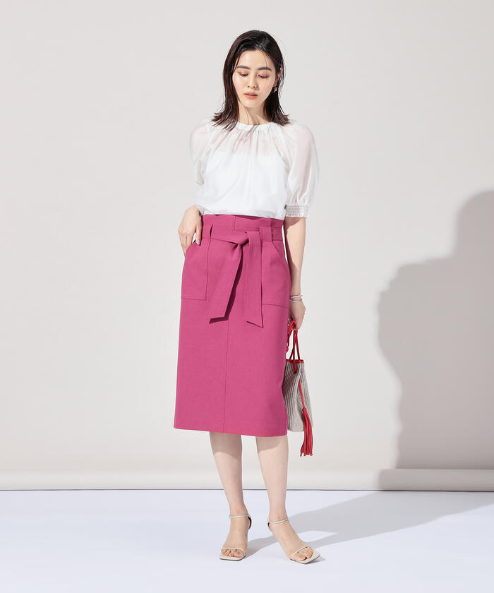 セール 20%OFF】ボンディングスエードジップタイトスカート