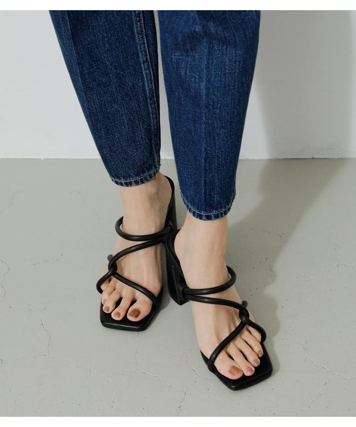 セール】TUBE CROSS BELT SANDALS(504626410) | アズールバイ