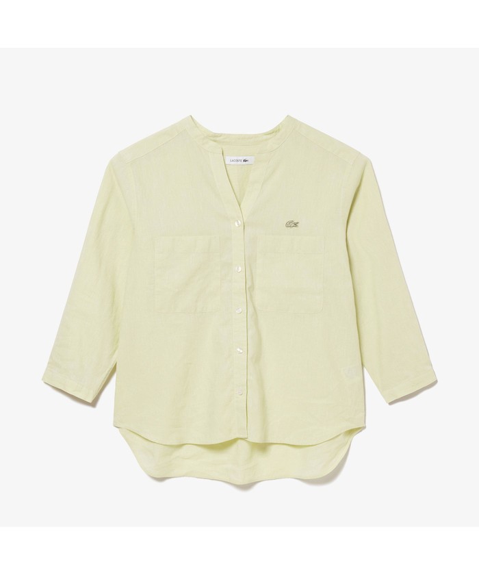 クーポン】【セール 30%OFF】ラコステ LACOSTE コットンリネン